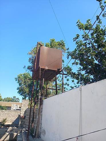 tank pro: Metal su çəni və möhkəm metal dayaq konstruksiyası - Material: qalın — 3
