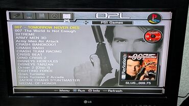 PS2 & PS1 (Sony PlayStation 2 & 1): Playstation 2 əla vəziyətdə disk yeri ləğv edilib praşifkalıdı yaddaşı — 8