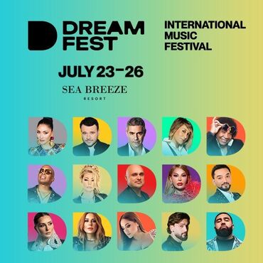 23-24-25 Dreamfest bilet,Fiziki biletlərdir