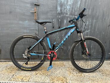 купить горный велосипед недорого: Yeni Dağ velosipedi Scott, 26", sürətlərin sayı: 27, Ünvandan götürmə