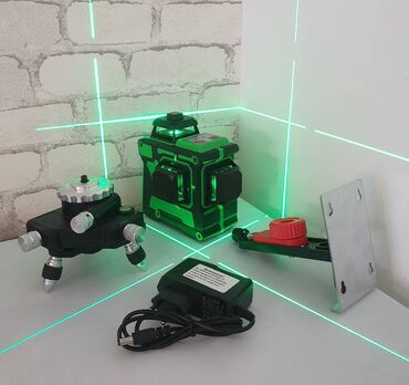 лазерный уровень в бишкеке: АРЕНДА!!! Лазерный уровень 4D Полный комплект с треногой. День/сутки