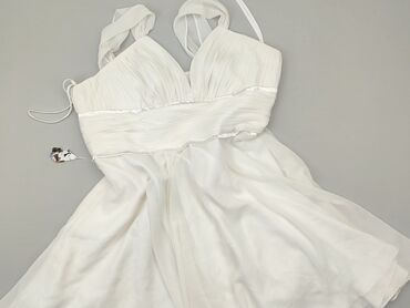 biała sukienki na chrzest dla mamy: Dress, 3XL (EU 46), condition - Very good