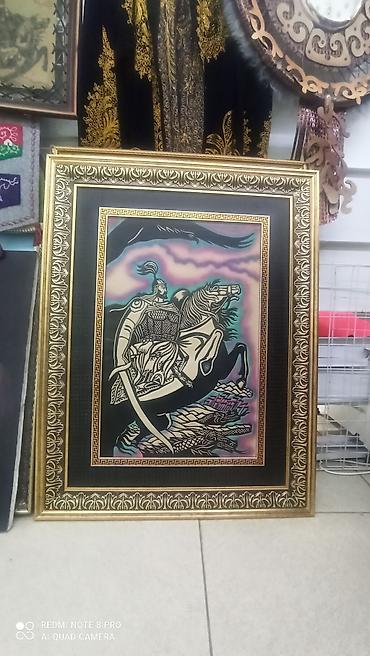 Картины: Декоративное панно для стен с изображением всадников на лошадях. Панно — 11