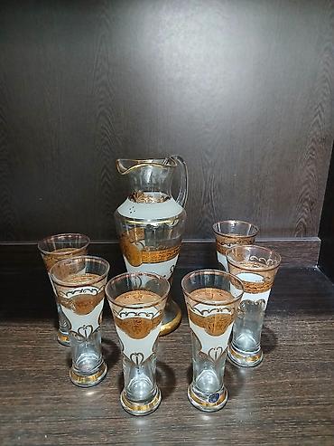 Şüşə sürahili və stəkan dəsti - Tərkibi: 1 ədəd sürahi + 6 ədəd lalafo.az -da Şüşə sürahili və stəkan dəsti - Tərkibi: 1 ədəd sürahi + 6 ədəd