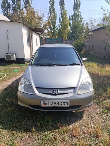 машины токмок: Honda Civic: 2003 г., 1.7 л, Вариатор, Бензин, Хетчбек