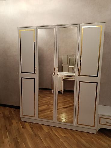 qoz: Dörd qapılı geyim dolabları – klassik və modern dizaynlar • Model 1 — 2