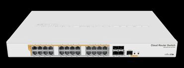 wi fi router mikrotik: MikroTik 328-24P-4S+RM 24 PoE at/af/passive порта 1 Гб/сек 4 sfp+ 10