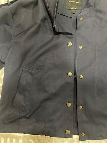 Kurtkalar: Massimo Dutti qadın gödəkçə - Rəng: tünd göy, işığa görə solğun — 3