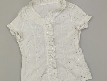 białe bluzki do żakietu: Blouse, S (EU 36), condition - Good