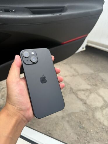 iphone 11pro телефон: IPhone 15, Б/у, 128 ГБ, Black Titanium, Защитное стекло, Чехол, Коробка, 90 %