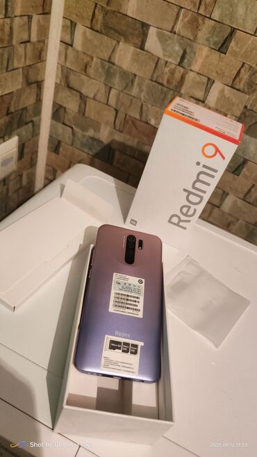 телефон mi 9: Redmi, Redmi 9, Новый, 64 ГБ, цвет - Фиолетовый