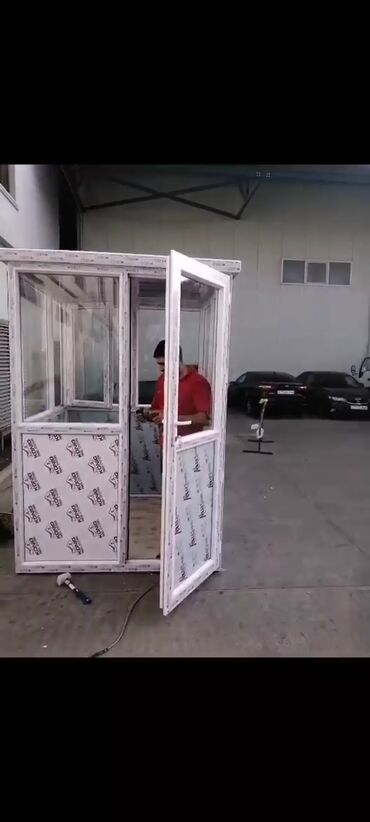 Plastik pəncərələr: Plastik -alüminium-şüşə qapı pəncərə sexi. Kəyfi̇yyətli̇ — 13