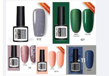 top coat za nokte: LEMOOC 8ml Gel Lak za nokte uv led - VISE BOJA Cena je za jedan