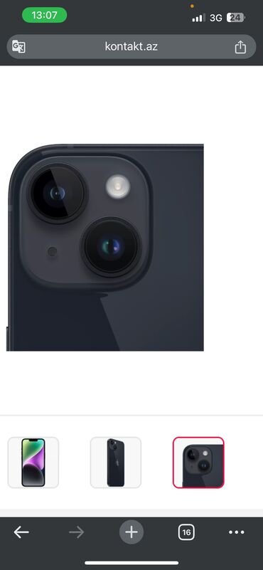 Apple iPhone: İphone-14 .1 ayın telfonudu nöqtə cızığ belə yoxdu alan günnən 3 qat