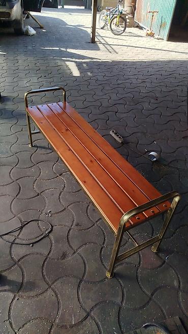 скамейки для бани: Скамейка Без спинки, Без крыши — 2