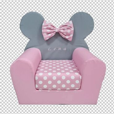 Ostali dečiji nameštaj: Bambi Lux foteljice sa ušima 50x55cm sedeci deo 30x30cm kada se — 2