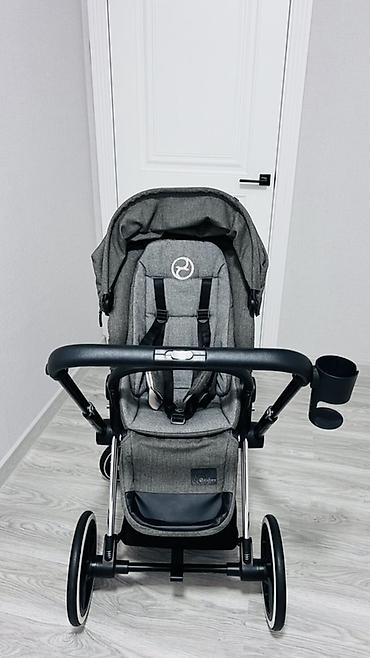 priam: Коляска, Cybex, цвет - Серебристый, Б/у, Самовывоз, Платная доставка — 2