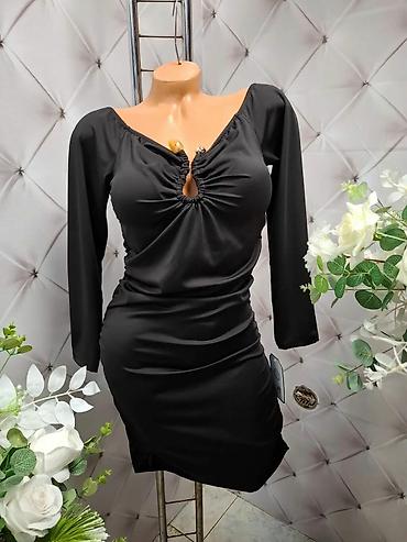 Haljine: Elegantne mini haljine sa dugim rukavima – više modela — 6