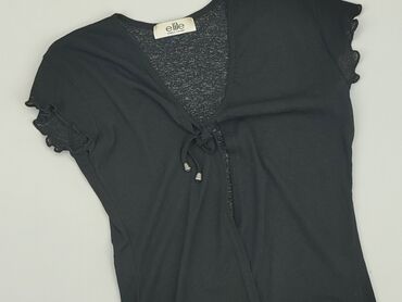 bluzki czarne krótki rękaw: Blouse, S (EU 36), condition - Good