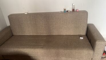 мебел шванер: Диван-кровать, цвет - Серый, Б/у
