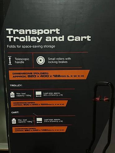 drvene merdevine ikea: 2-u-1 transportna kolica i ručni kolić (trolley + cart) Opis: - — 1