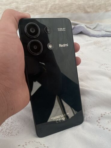 кнопочные телефоны сяоми: Redmi, Redmi Note 13, Колдонулган, 128 ГБ, түсү - Кара, 1 SIM, 2 SIM