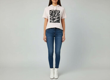 t shirty minnie: Women`s hoodie, size S