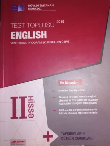 ingilis dili test toplusu pdf indir: İngilis dili test toplusu ll hissə (2019)