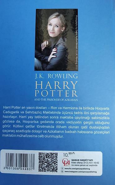 Книги и журналы: Təp təzə Harry Potter və əzəbkar məhbusu kitabı ( xalqlar metrosuna — 2