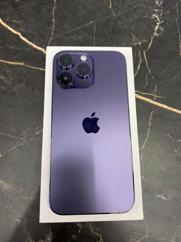 айфон 14 про макс цена бишкек 256 гб: IPhone 14 Pro Max, Колдонулган, 256 ГБ, Deep Purple, Заряддоочу түзүлүш, Кабель, Куту, 84 %