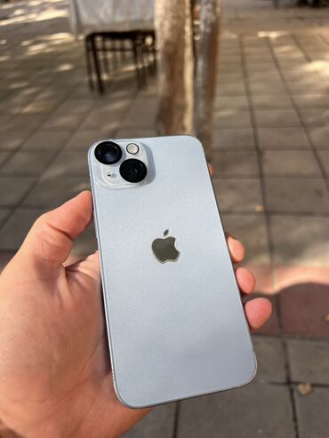 iphone 14 islenmis: IPhone 14, 128 GB, Mavi, Simsiz şarj, Face ID, Sənədlərlə