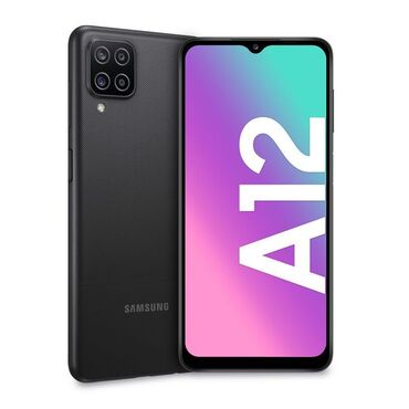 samsun a01: Samsung Galaxy A12, 64 GB, rəng - Qara
