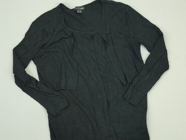 czarne bluzki z wiskozy: Kardigan, Esmara, M, stan - Bardzo dobry
