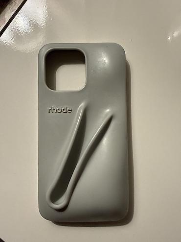 iphone arxalıq: Rhode iPhone 15 Pro Max üçün orijinal arxalıq (case) - Rəng: boz — 1