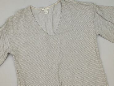 czarna koszula jeansowa damska: T-shirt damski, H&M, rozmiar L