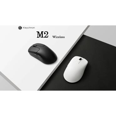 Компьютерные мышки: Игровая мышь Keychron M2 и M2 Mini (Black), Беспроводная, Оптическая — 2