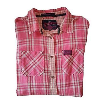 smo torba cm c: Superdry košulja, S Prelepa, potpuno nova Karirana, sa srebrnim — 1