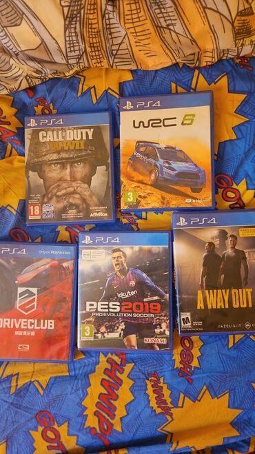 ps4 controller: Cod ww2-25 A way out-25 Driveclub-10 Wsc6-10 Pes2019-20 Yaxsi