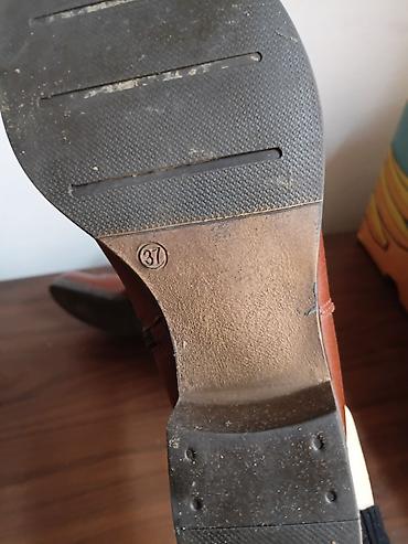 calvin klein salonke: Ženske kožne čizme – broj 37 - Materijal: prirodna koža u toploj — 2