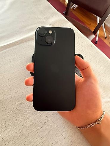 poco x7 pro 5g: IPhone 15, 128 GB, Qara, Simsiz şarj — 2