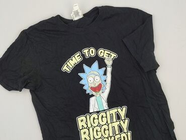vans kurtka zimowa: T-shirt for men, M (EU 38), Rick and Morty, condition - Good