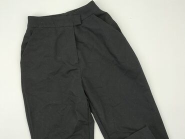 legginsy damskie duże rozmiary: Material trousers, S (EU 36), condition - Fair