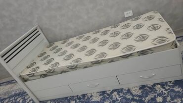 камод бишкек: Бир кишилик керебет, Матрасы бар, узуну - 200 см lalafo.kg да камод бишкек: Бир кишилик керебет, Матрасы бар, узуну - 200 см