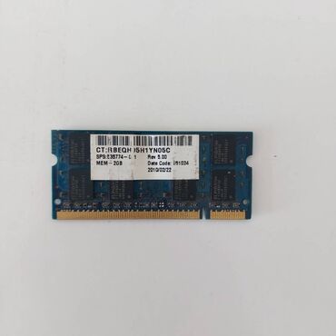 Operativ yaddaş (RAM): Operativ Yaddaş "DDR2 2GB 667/800Mhz Sodimm" SAYLA ALANA VƏ USTALARA — 14
