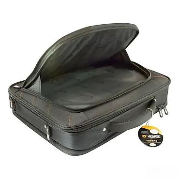Futrole i torbe za laptopove: Torba za laptop Venkee Indiana 15.6" - Dizajn: elegantna crna torba — 4