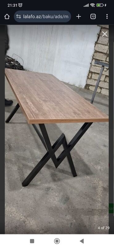 Masalar: Klassik masa, Yeni, Açılmayan, Laminat, Dördbucaq masa — 2