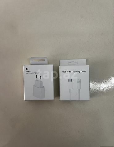 Məhsul: Apple USB‑C 20W Power Adapter + USB‑C to Lightning Cable lalafo.az -da Məhsul: Apple USB‑C 20W Power Adapter + USB‑C to Lightning Cable
