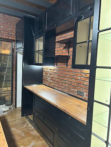 Sifarişlə mətbəx mebeli: Sifarişlə mətbəx dəsti, Özü çəkən petlələr, MDF, Kredit var, Pulsuz çatdırılma — 2