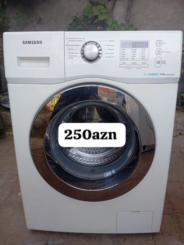 samsun a8: Paltaryuyan maşın Samsung, 6 kq, İşlənmiş, Avtomat, Qurutma var, Ünvandan götürmə, Ödənişli çatdırılma