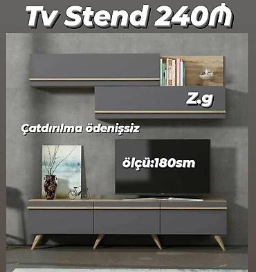 mebel materialı: *Tv Stend 💫240Azn* 💫Materialı Rusiya Laminatı 18/lik ✔️Rəng seçimi — 1